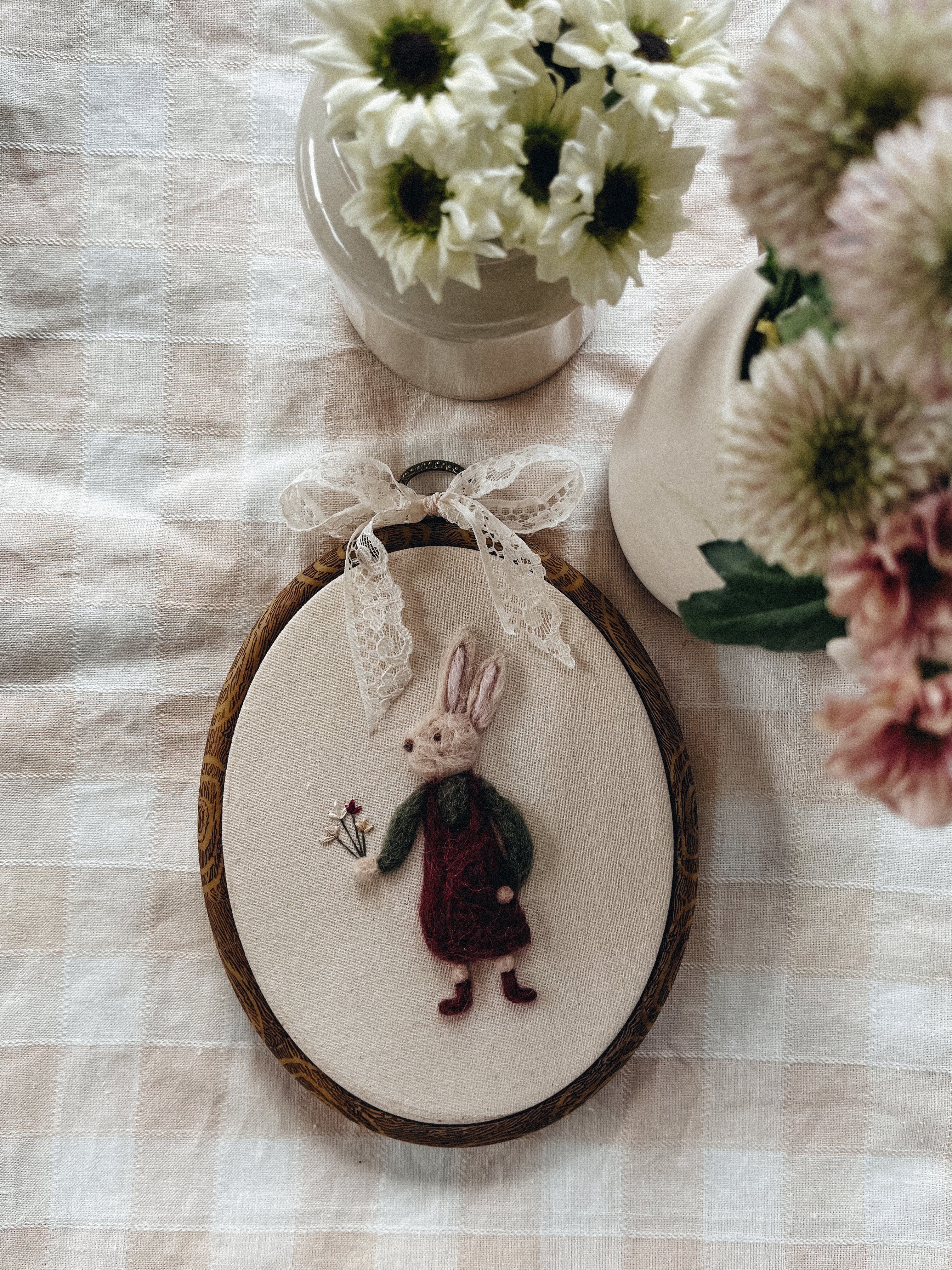 Feutrine SANS prénom avec OU sans petites broderies