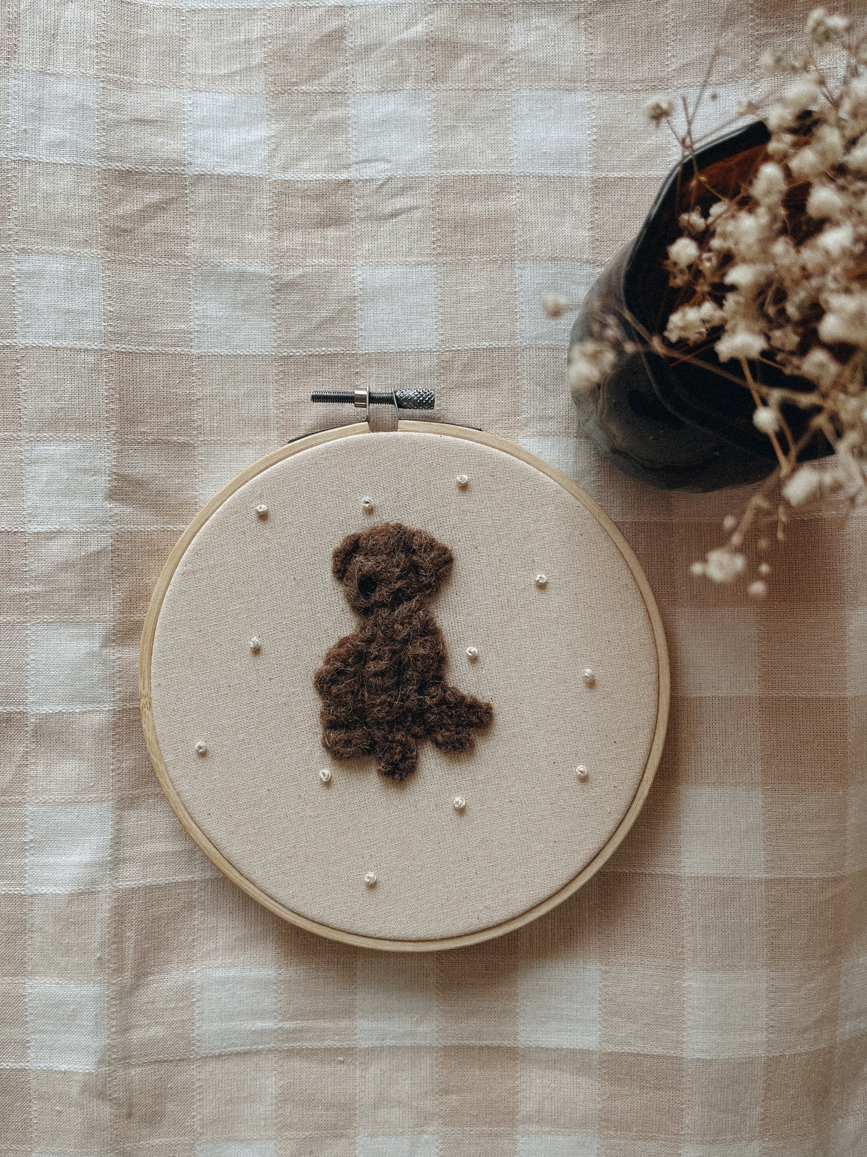 Feutrine SANS prénom avec OU sans petites broderies