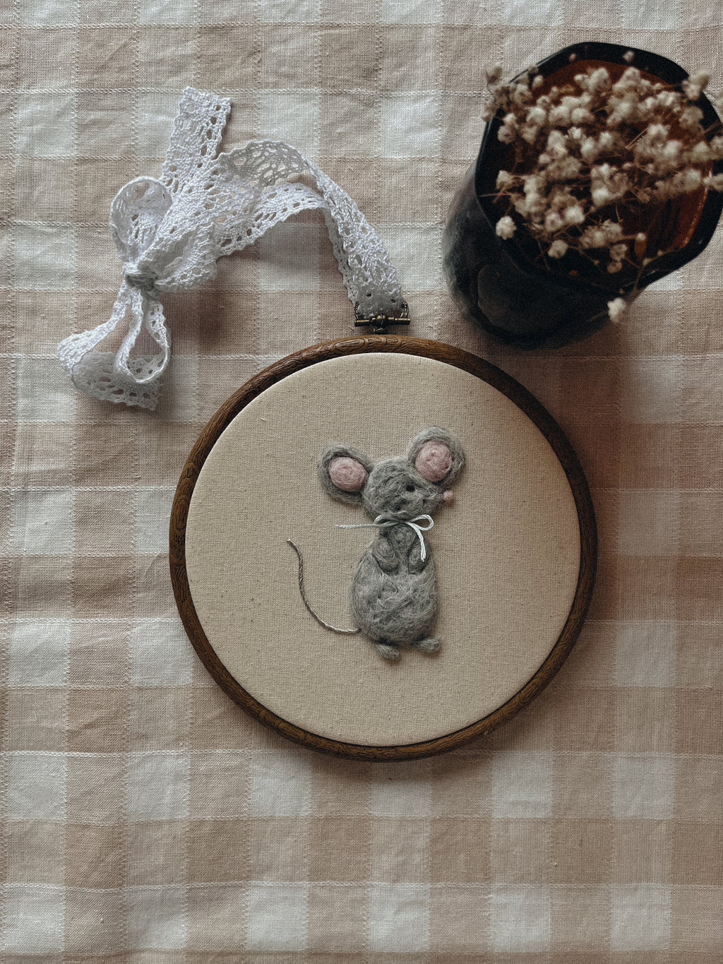 Feutrine SANS prénom avec OU sans petites broderies