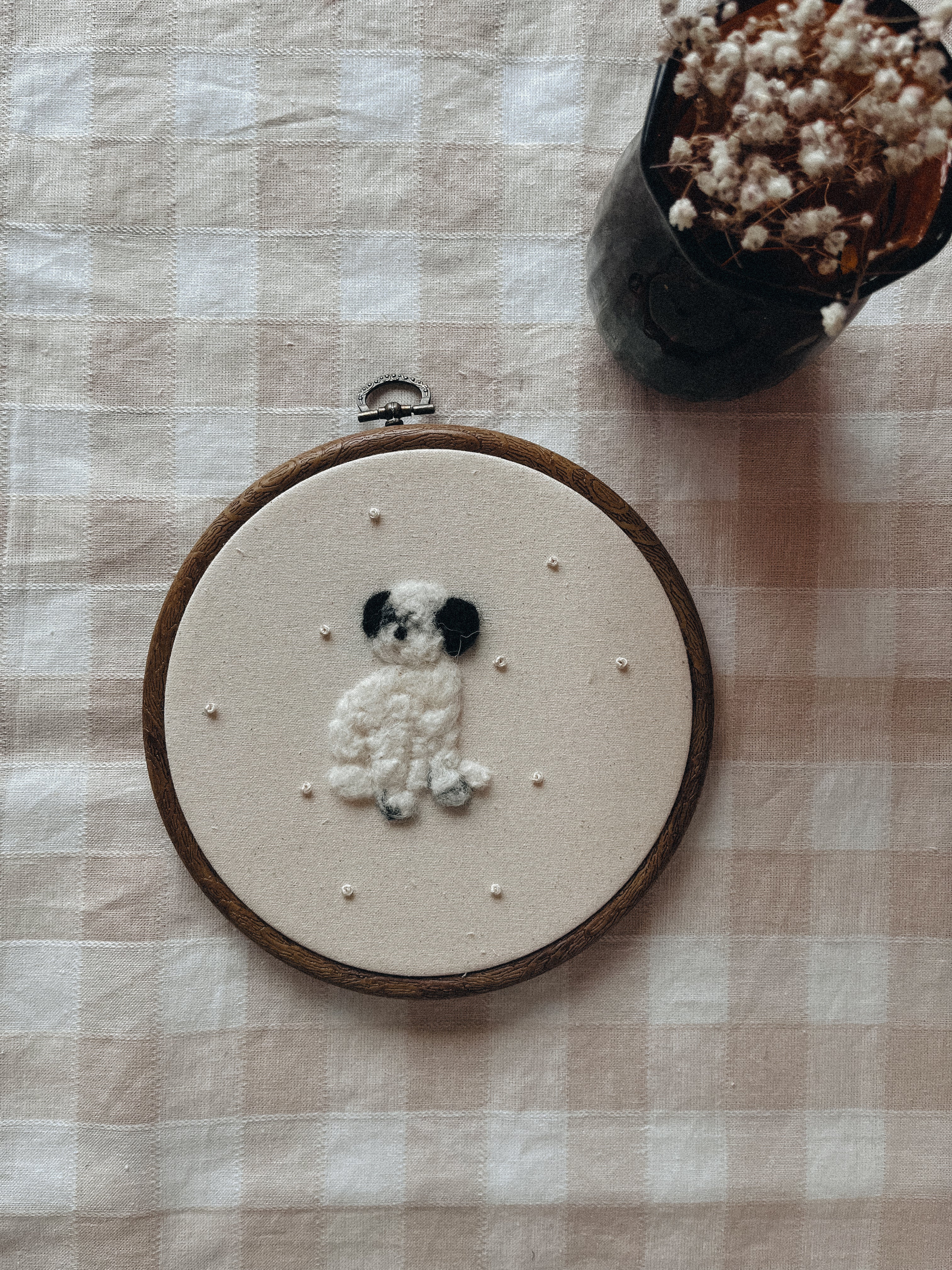 Feutrine SANS prénom avec OU sans petites broderies