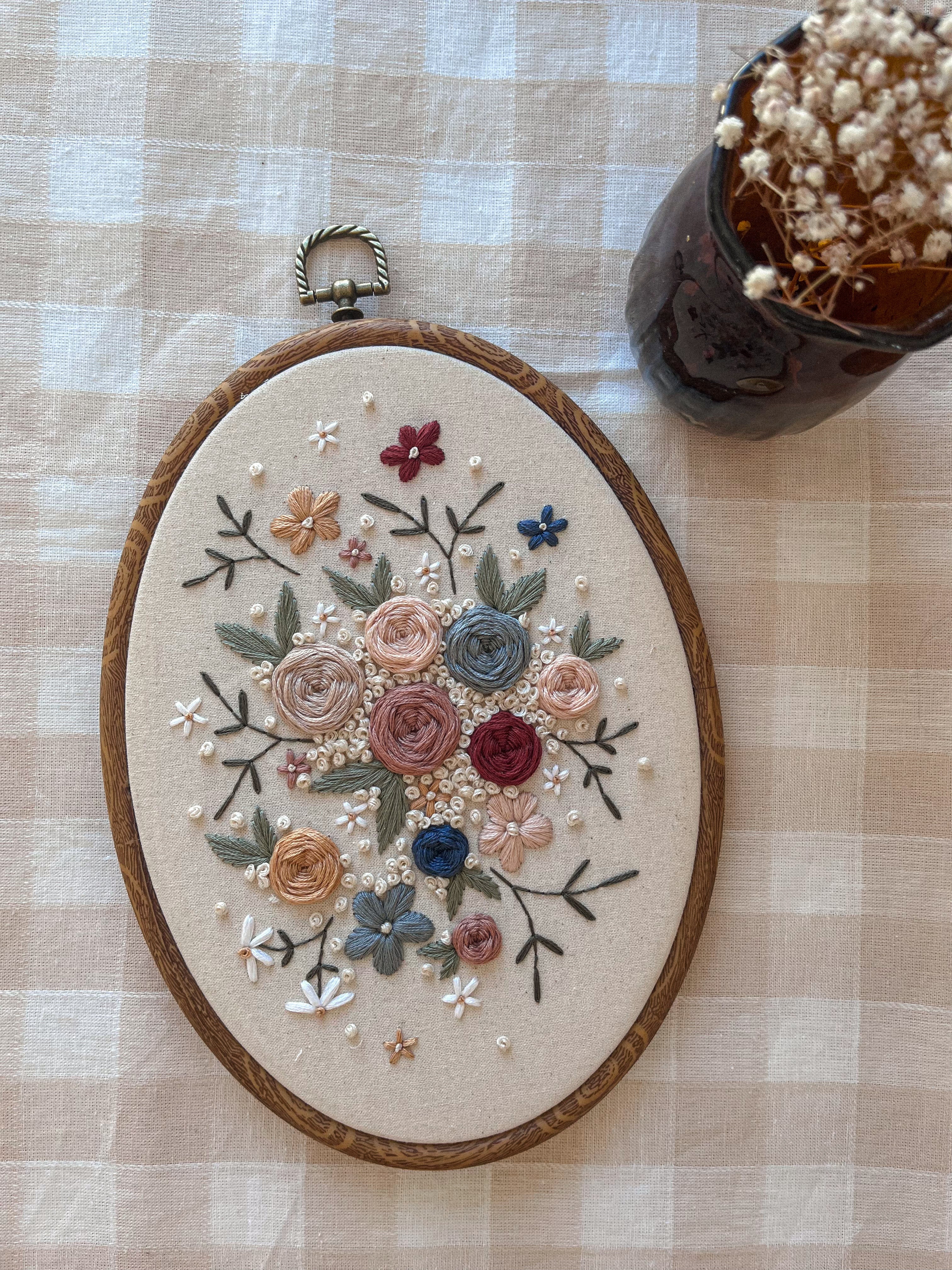 Broderie - Centre floral