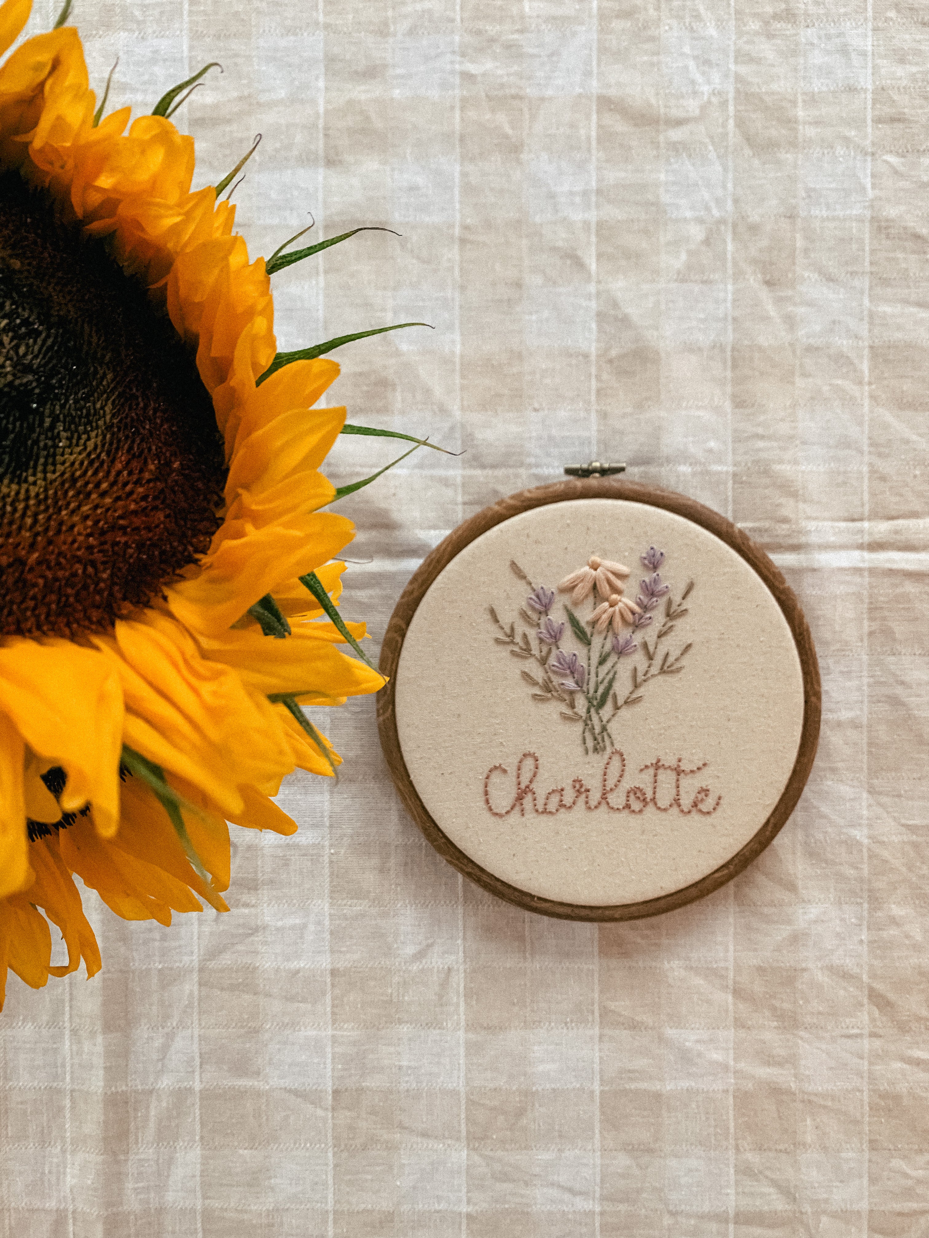 Broderie bouquet