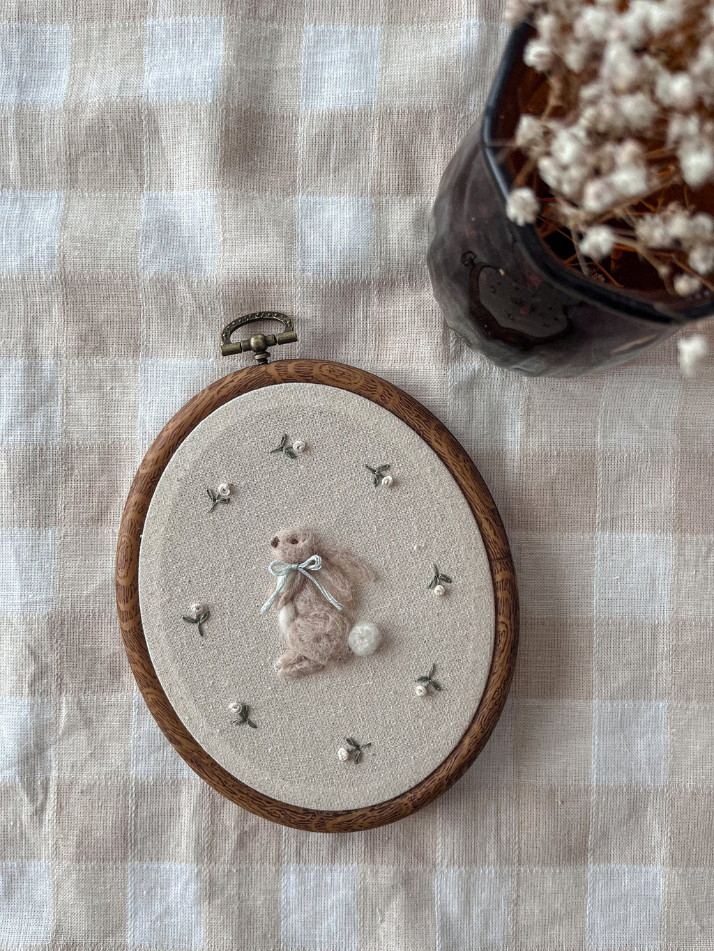 Feutrine SANS prénom avec OU sans petites broderies