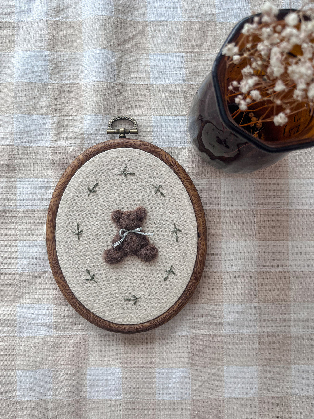 Feutrine SANS prénom avec OU sans petites broderies