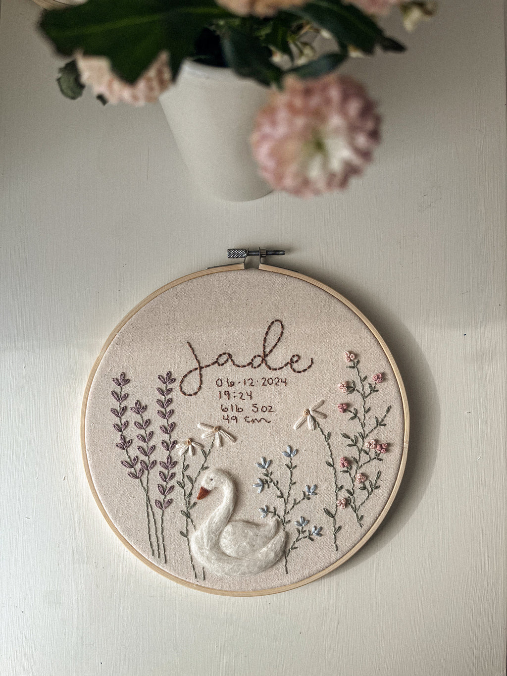 Broderie de naissance