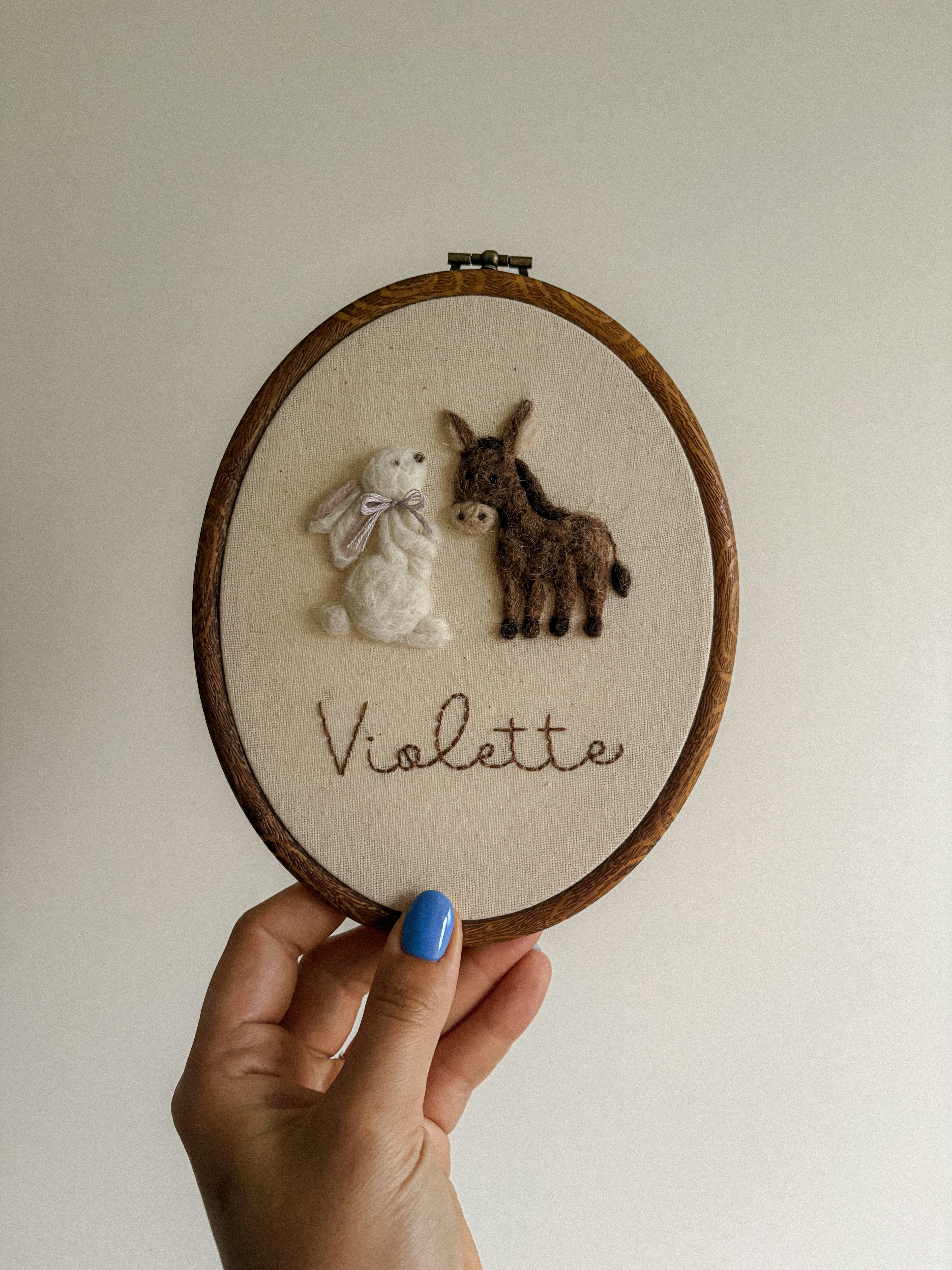 Feutrine avec prénom