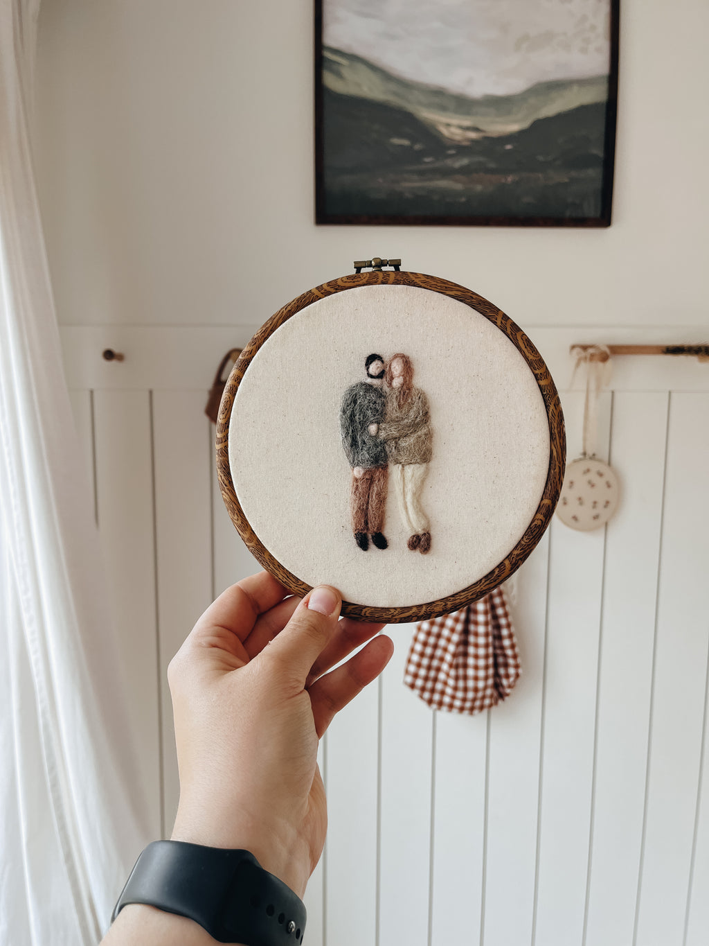 Portrait en feutrine