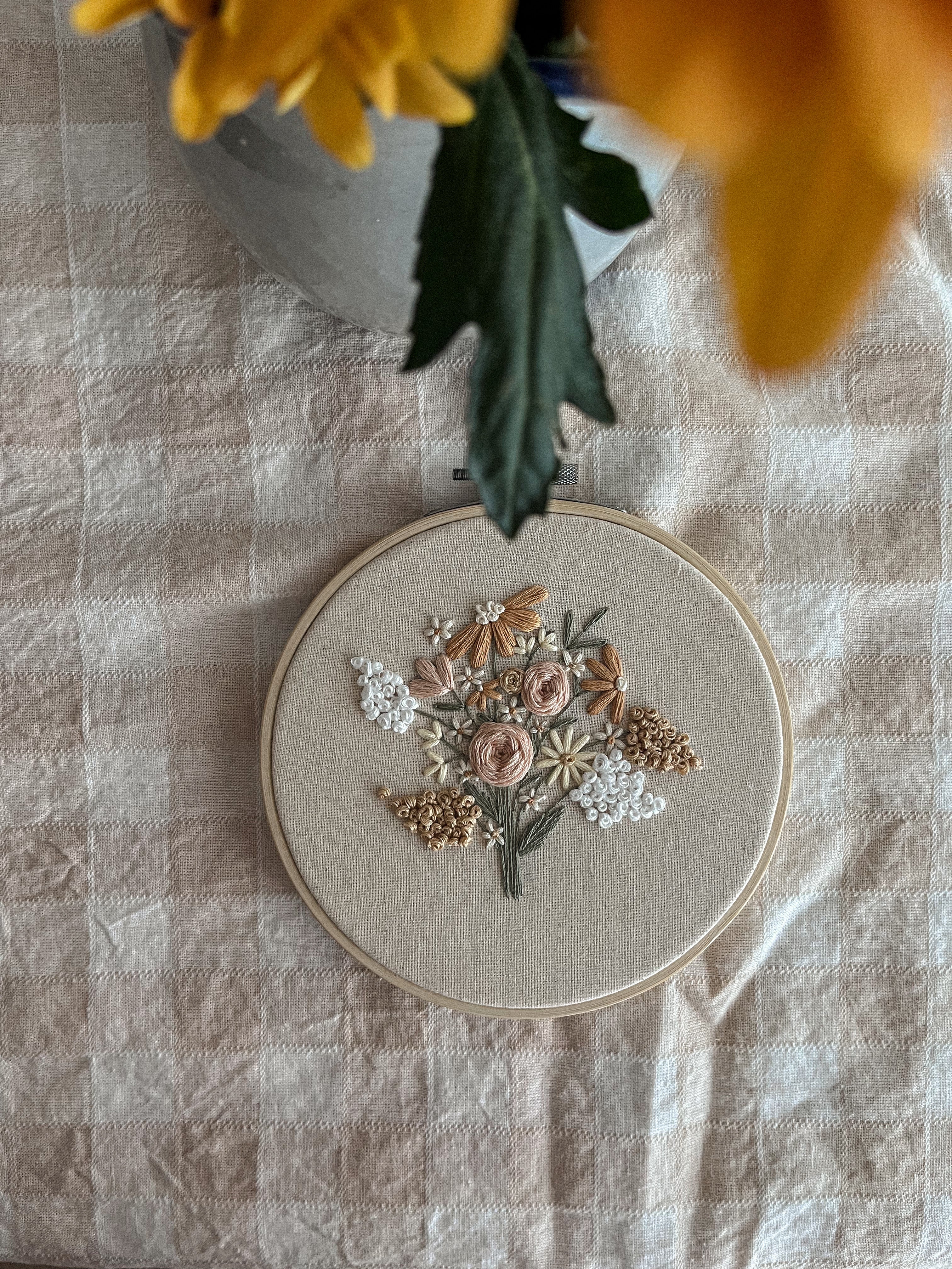 Broderie bouquet